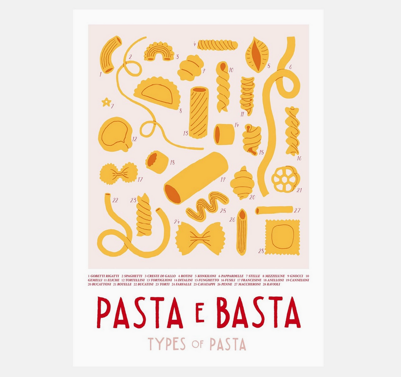 Affiche Pasta e Basta ! 2 formats