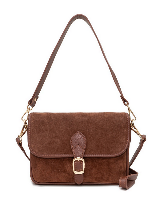 Sac en cuir Edith / chocolat ou olive
