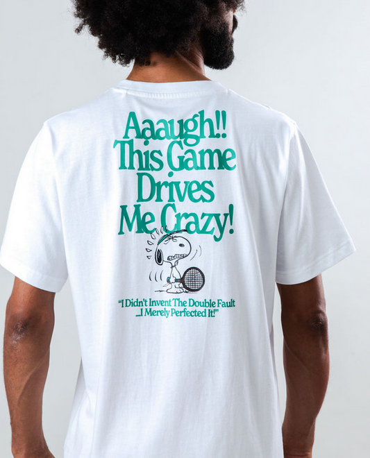 T-shirt homme Snoopy Peanuts Tennis