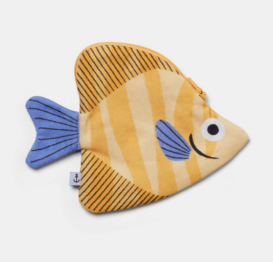 Trousse poisson lune jaune