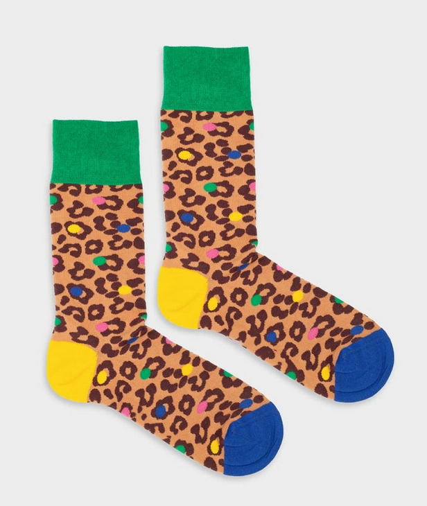 Chaussettes color léopard 36-40