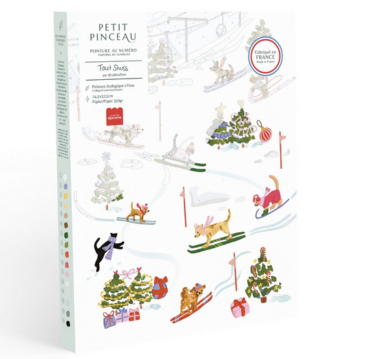Coffret peinture au numéro Tout Shuss