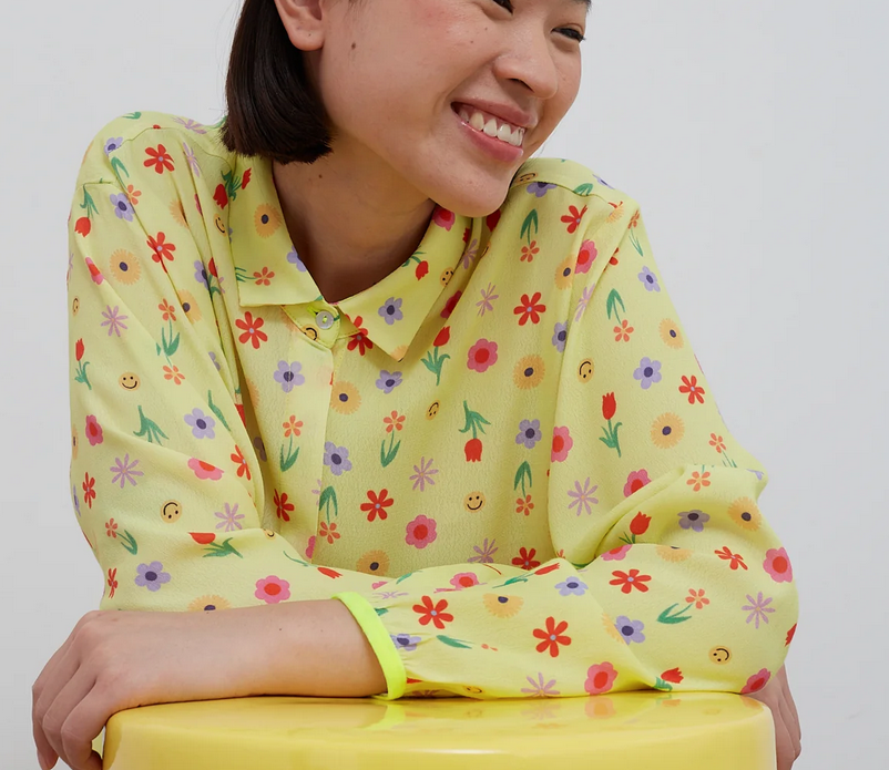 Chemise Bloom jaune
