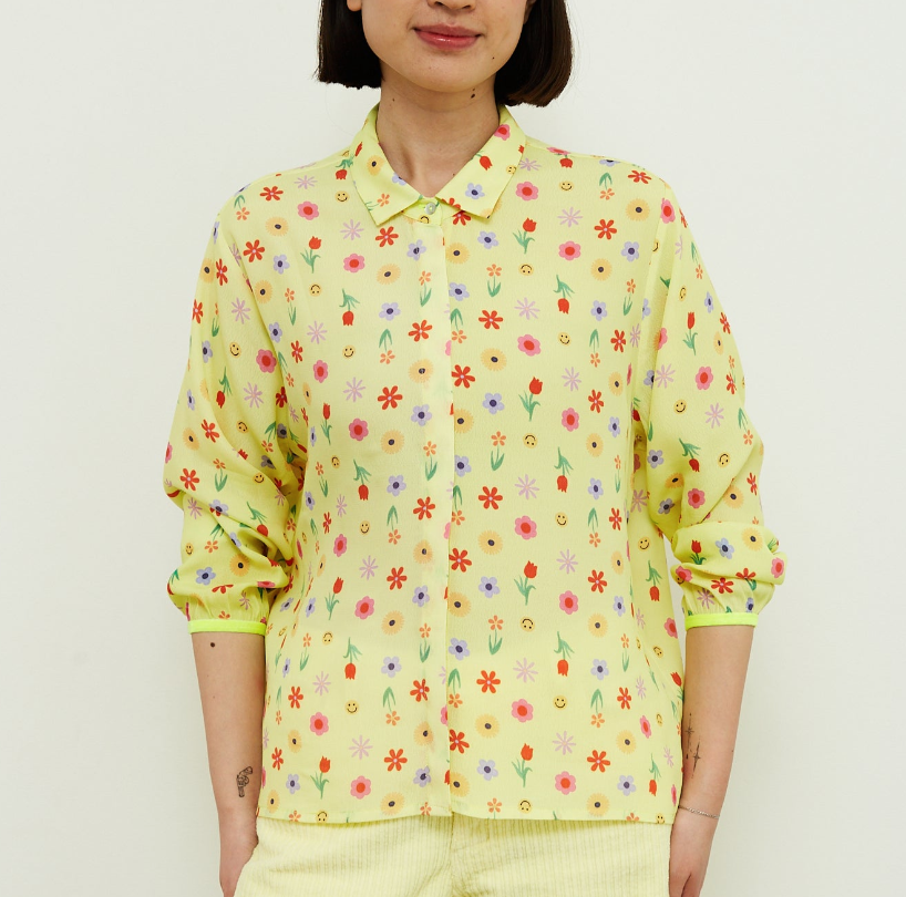 Chemise Bloom jaune