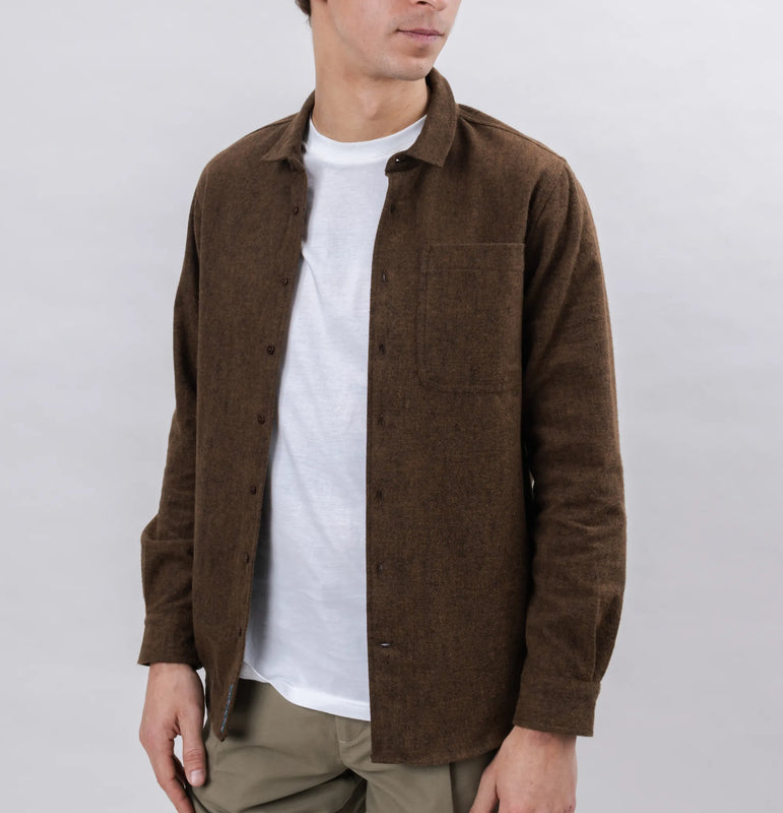 Surchemise flanelle Pizza vert ou chocolat