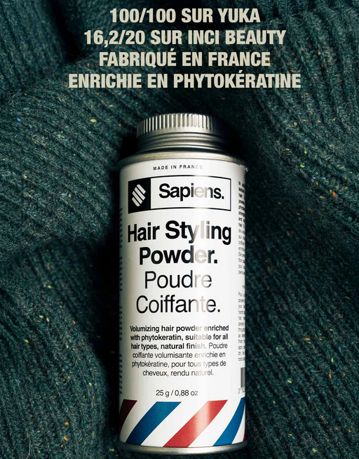 Poudre coiffante Sapiens made in France