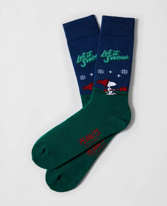 Chaussettes 41-46 Snoopy Let it snow