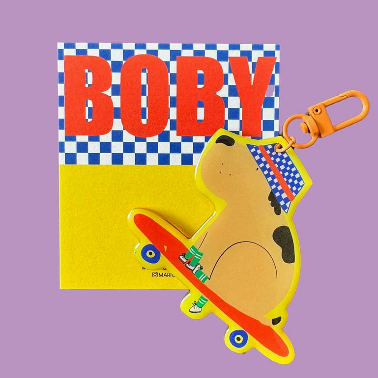 Porte-clé chien Bobby fabriqué en France