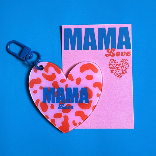 Porte-clé Mama léo love fabriqué en France