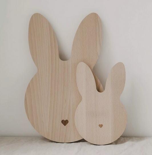 Planche à découper ou présenter Lapin / 2 formats