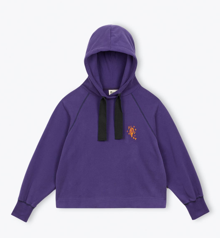 Sweat capuche molleton Karaoké