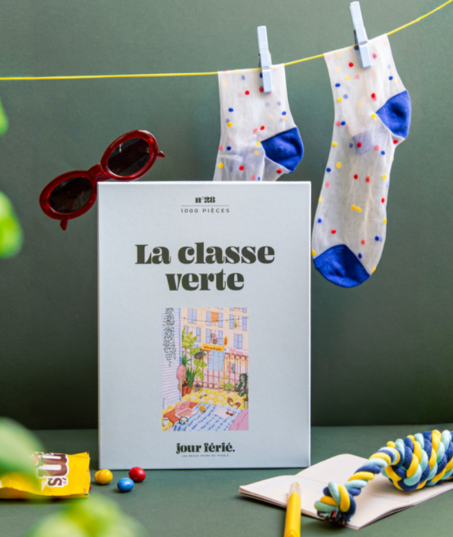 La classe verte  - Puzzle 1000 pièces