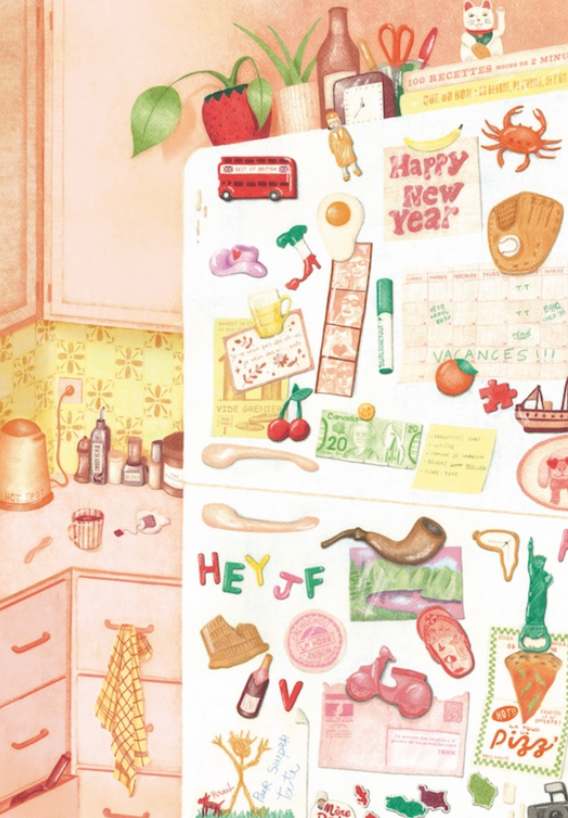 La porte de frigo - Puzzle 1000 pièces