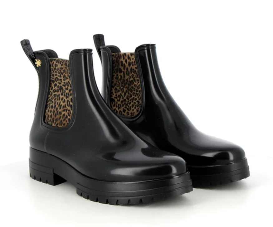 Boots de pluie Chunky léopard