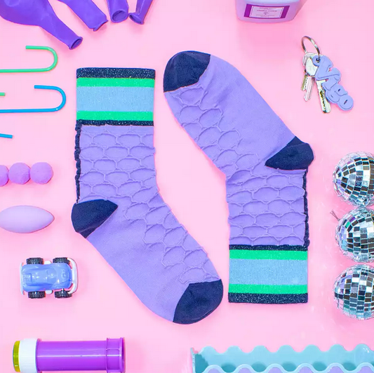 Chaussette Mermaid lila