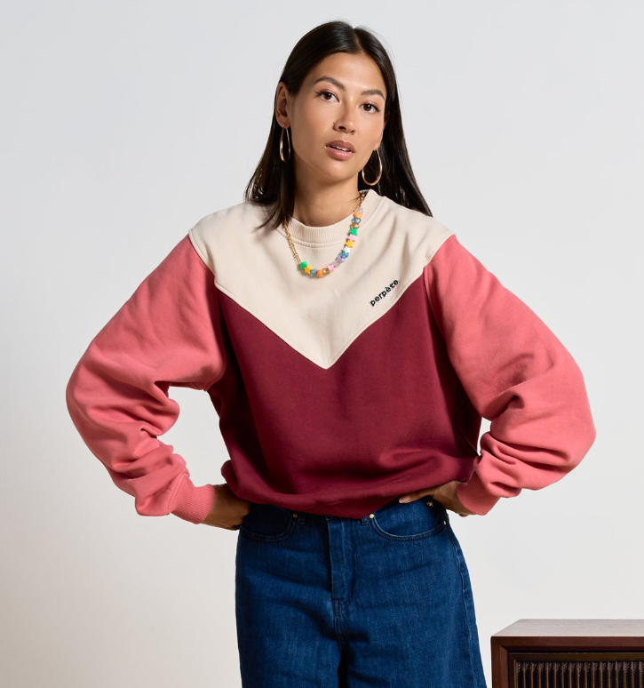 Sweat Max bordeaux rose