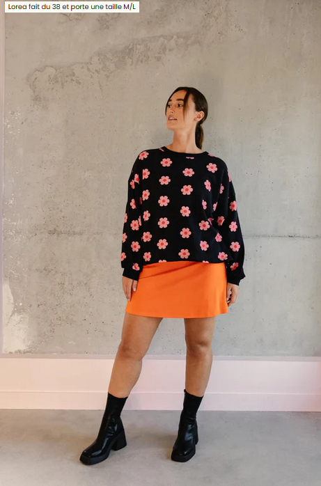 sweat flower power 100% coton bio