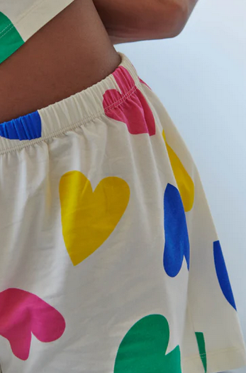 Pyjama short tshirt Big love coton bio