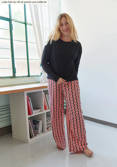 Pyjama flower power coton bio