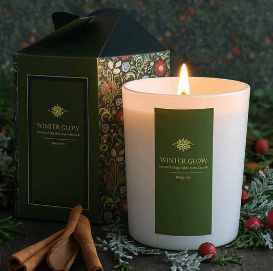 Bougie de noël Winter Glow