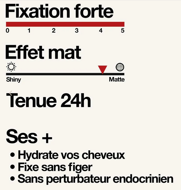 Cire coiffante Sapiens made in France