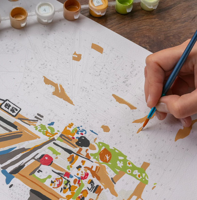 Kit coffret peinture au numéro - Kyoto