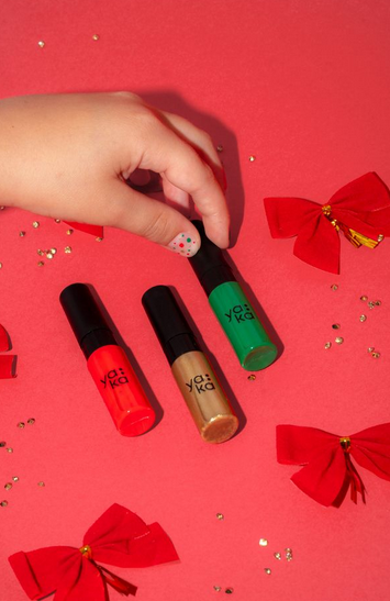 Coffret vernis à ongles nail art 2en1 - Noël + 1 porte clé offert