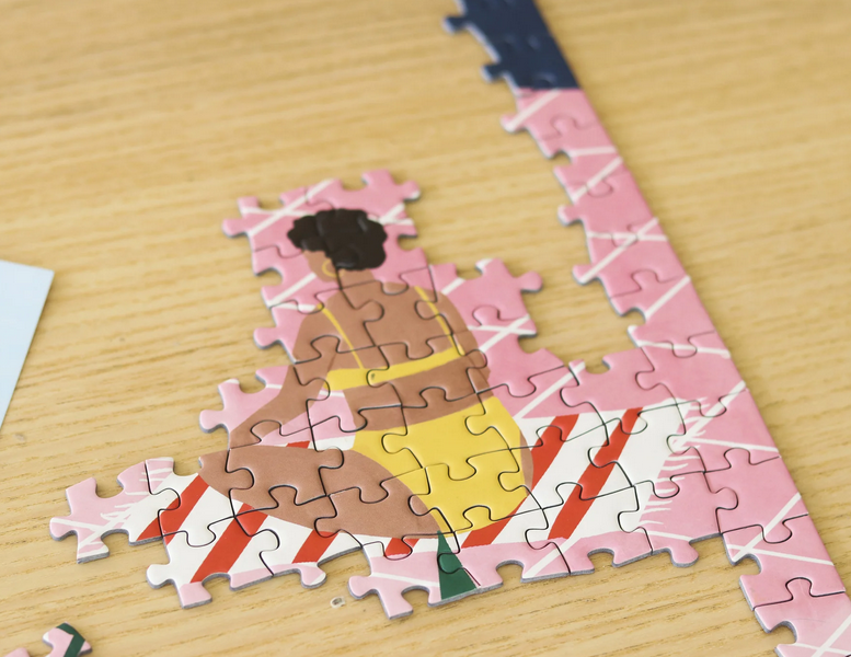 Puzzle 1000 pièces Pool Ladies fabriqué en France