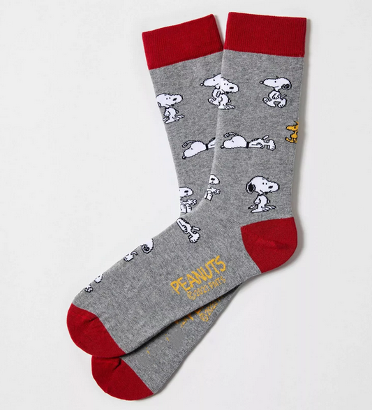 Chaussettes 41-46 Snoopy gris