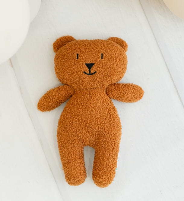 Ourson en peluche caramel