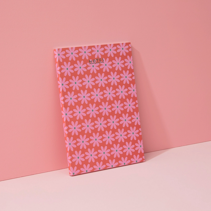 Carnet Fleurs A5 - pages blanches