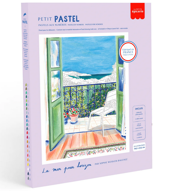 Coffret pastel au numéro - Petit Pastel - La mer pour horizon
