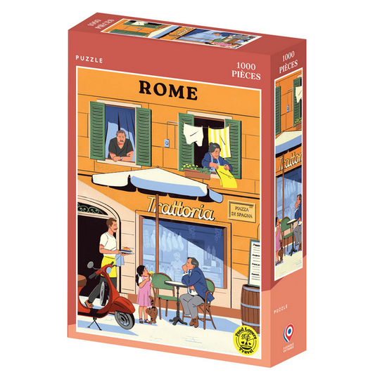 Puzzles 1000 pièces City & food - Rome