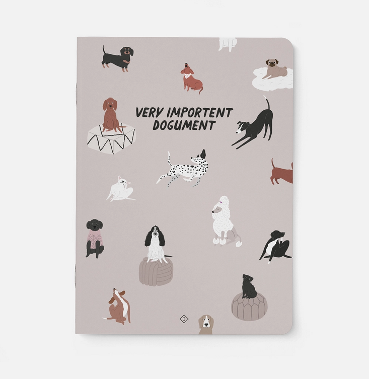 carnet A5 Dog lovers