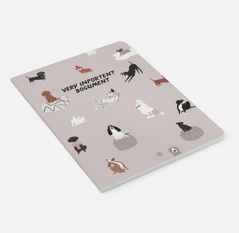 carnet A5 Dog lovers