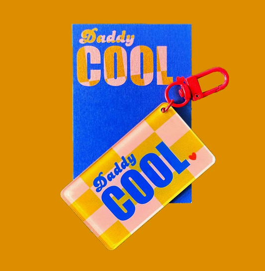 Porte-clé Daddy Cool fabriqué en France