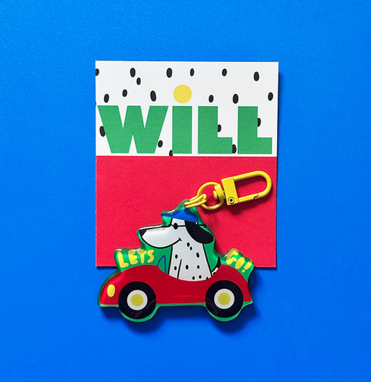 Porte-clé chien Will fabriqué en France