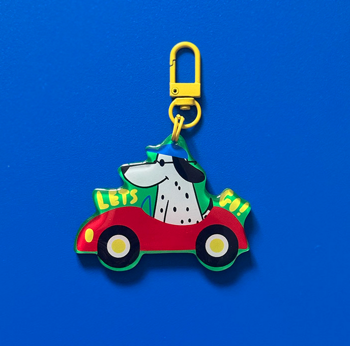 Porte-clé chien Will fabriqué en France