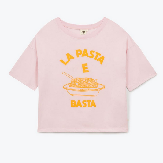T-shirt Pasta E Basta rose orange