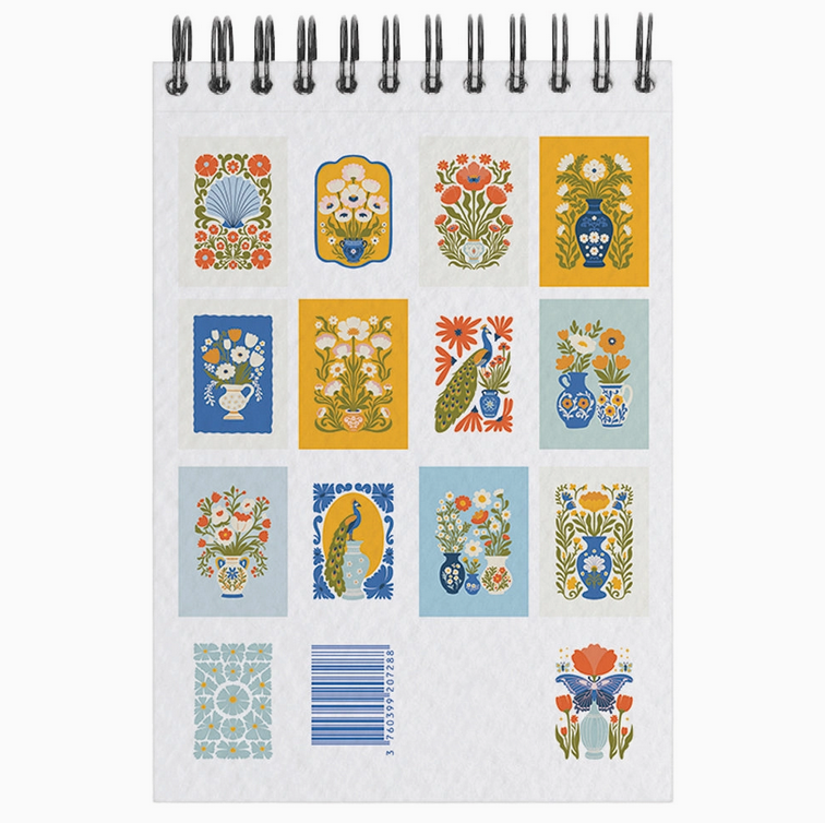 Carnet de coloriage A6 - 14 illustrations - Bloom