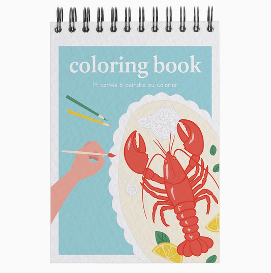 Carnet de coloriage A6 - 14 illustrations - Felicita