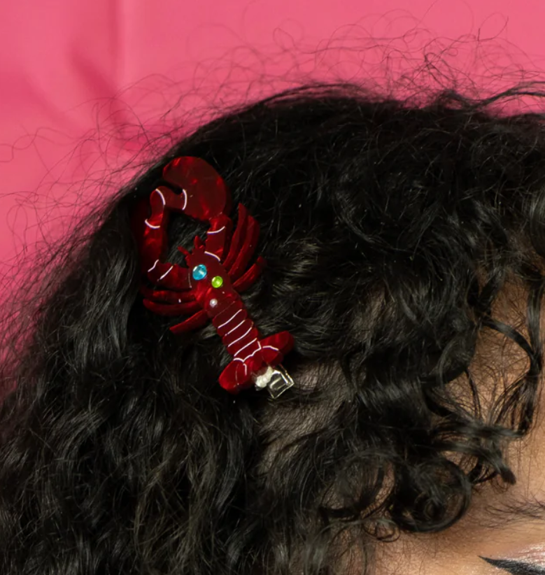 Pince clip cheveux Homard