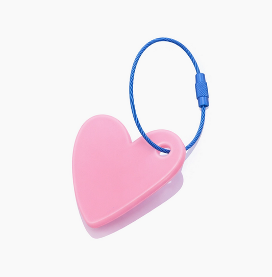 Porte clé Coeur rose