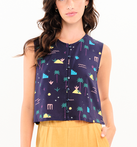 Top palm springs bleu marine