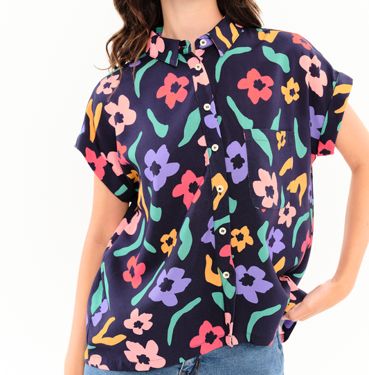 Chemise manches courtes Bloom