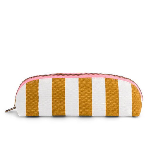 trousse à crayons Gaston caramel rose