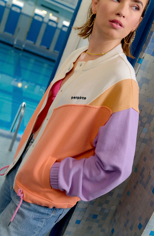 Veste Jesse abricot lila