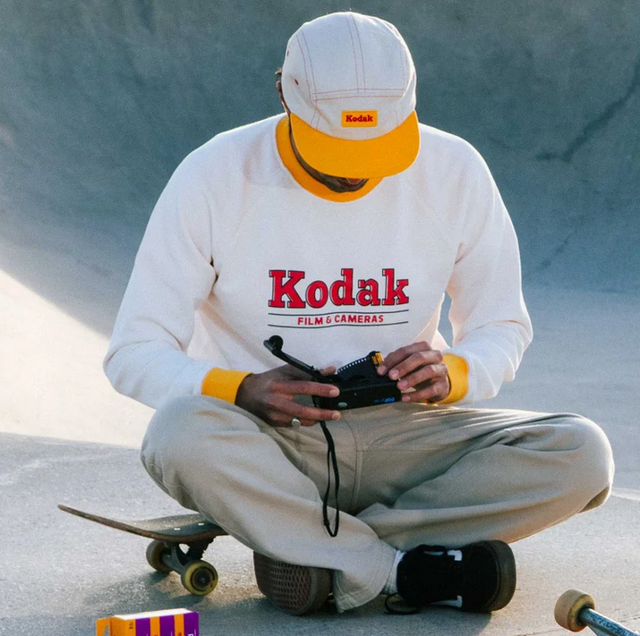 Sweat Kodak logo coupe homme