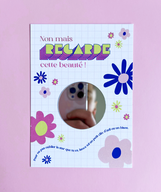Carte toute occasion - regarde cette beauté !