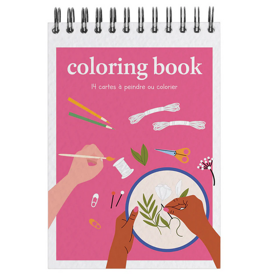 Carnet de coloriage A6 - 14 illustrations - Do it yourself